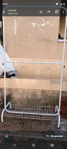 Arara de roupas não entregamos