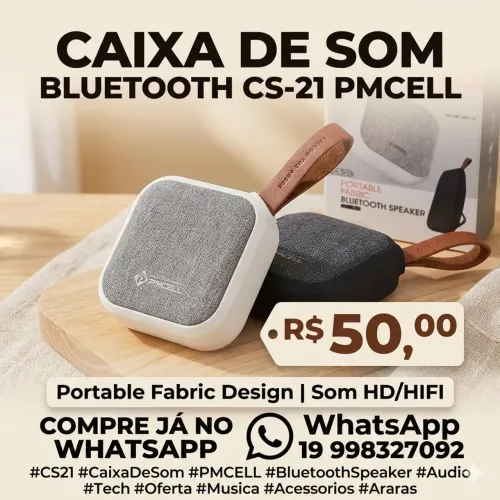 Pmcell caixa bluetooth 