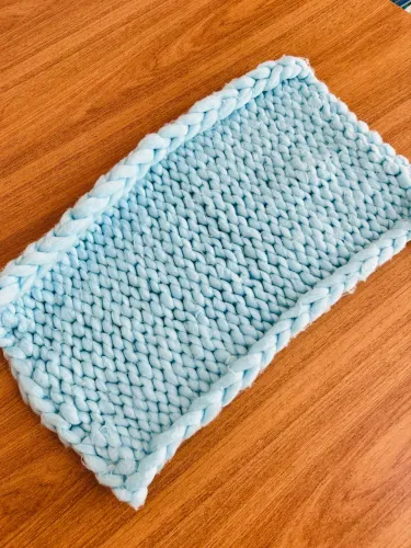 Layer de Lã Merino - Azul claro