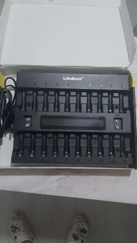 Base carregadora pilhas e bateria