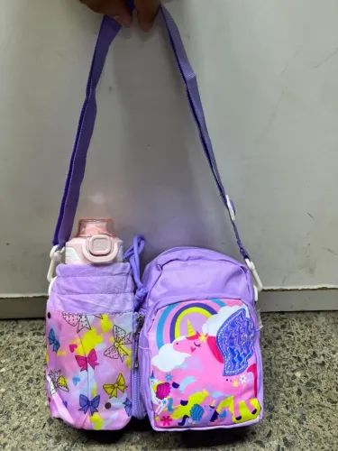 Lancheira térmica com porta garrafas