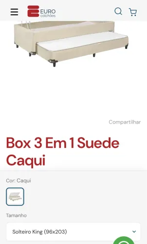 Cama Box Solteiro
