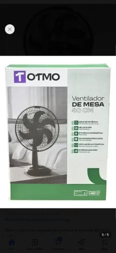 Vendo ventilador 40cm novo lacrado entrego
