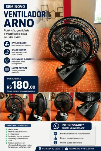 Vende-se ventilador 