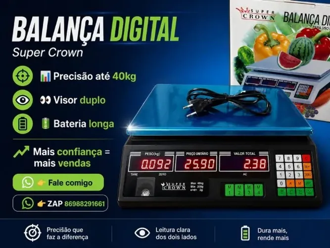 balança digital eletronica 40kg