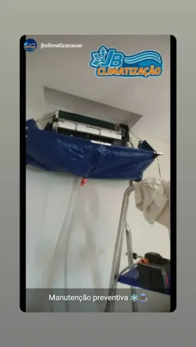 Manutenção com bolsa coletora