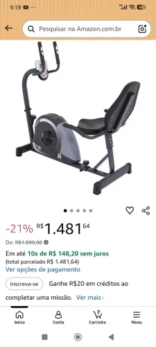 Bicicleta ergométrica dreams 5000h