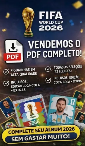 Figurinhas COPA DO MUNDO 2026 - ÁLBUM COMPLETO