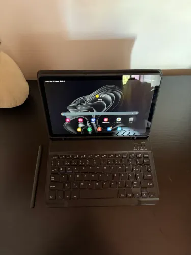 Tab s6 lite com teclado.
