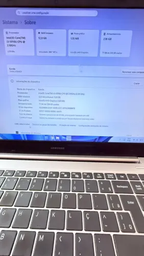 Notebook Samsung core i3