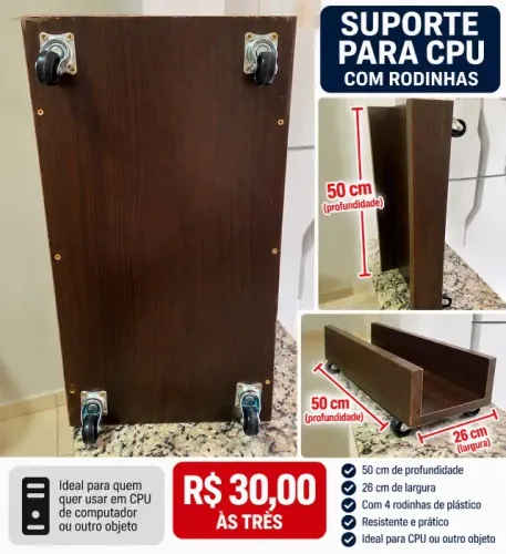 Suporte de rodinhas