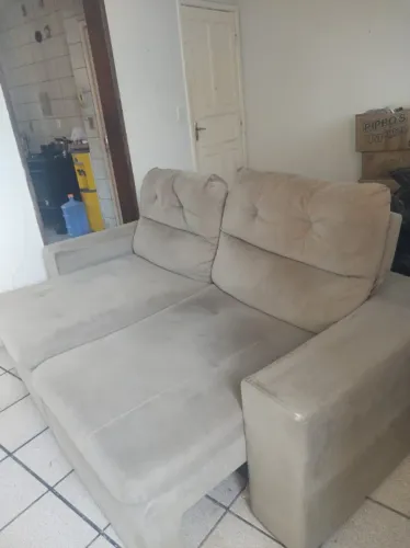 Sofá retrátil reclinável