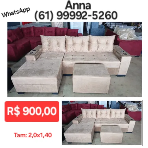 SOFÁ COM CHAISE //-//