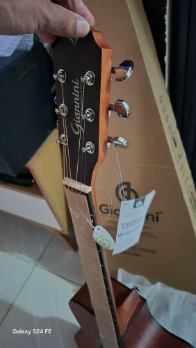 Violão Giannini Performance Plus CEQ novo na caixa com brindes Ac/cartão