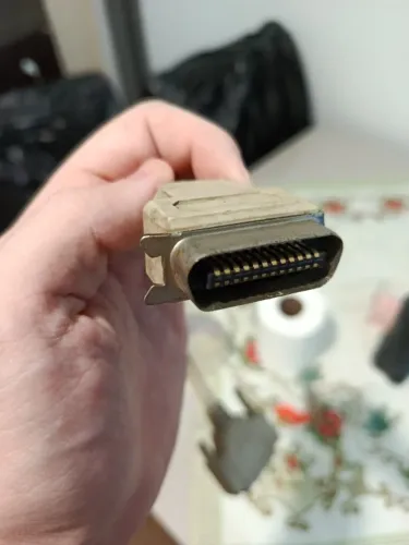 Cabo SCSI Mini Centronics (HPCN / MDR) macho para computadores antigos e macintosh
