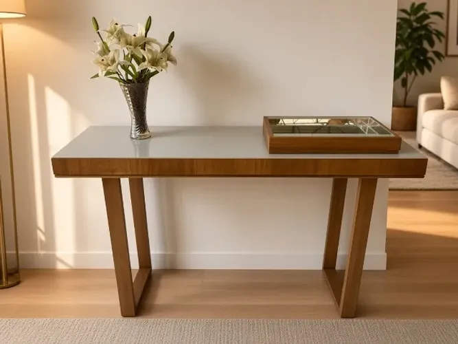 Aparador Megara 140x80cm com Bandeja (NOVO A PRONTA ENTREGA)