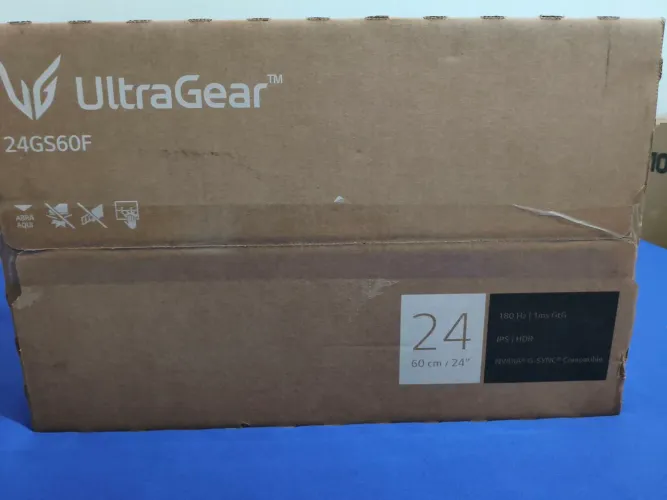 MONITOR ULTRA GEAR LG 24" 180HZ LACRADO COM NOTA E GARANTIA DE FÁBRICA