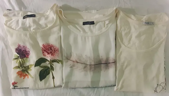 Kit 3 Blusas leves e confortáveis para o Verão.