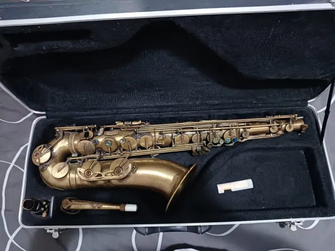 Sax Tenor Milano Usado - Revisado e Pronto para Tocar + Case Mochila