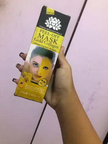 Máscara de colágeno de ouro