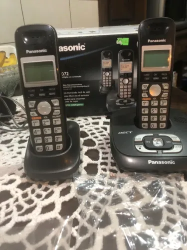 Telefone sem fio duas bases