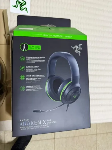 Headset Razer Kraken RZ-04 for console - seminovo com detalhes
