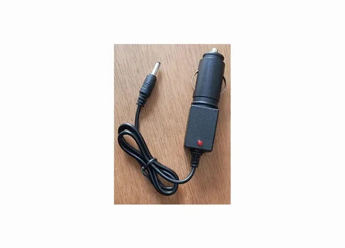 Carregador Veicular Plug P4 Pino Fino 3.5mm, Para Bateria Recarregável Lanterna