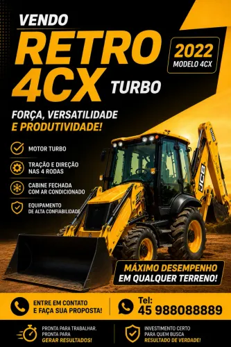 Retro Escavadeira 4CX 2022