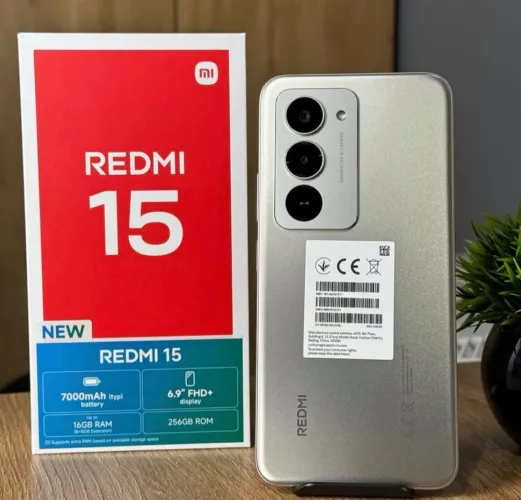 Telefone Novidade - Xiaomi Redmi 15 - 128GB | 6 RAM + Cor:Cinza + Entrega Grátis 4G