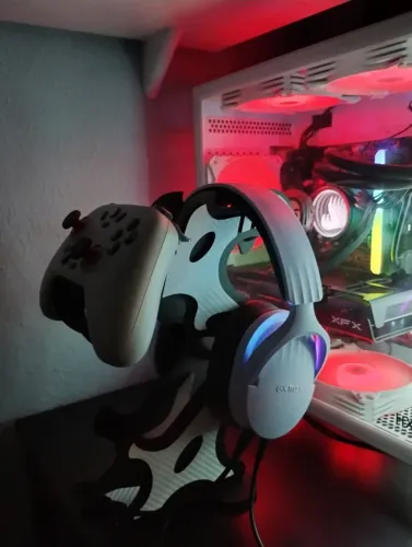 Suporte Gamer 3x1 controle e Headset