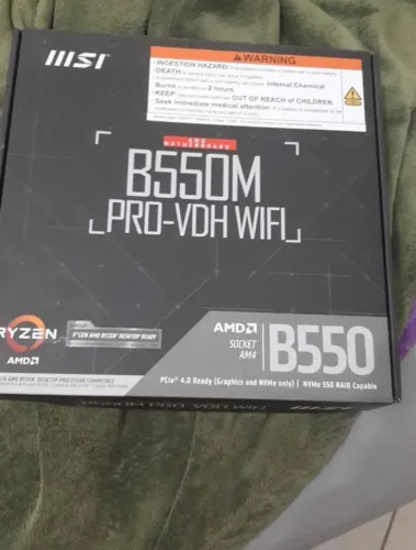 Placa mãe B550M MSI Pro-VDH WIFI