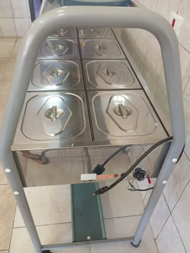Self service 8 cubas em inox