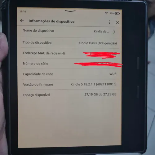 Kindle Oasis 10gen