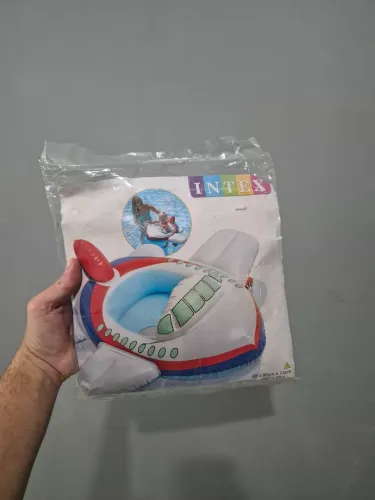 Boia Inflável Infantil Avião Baby Bote Intex