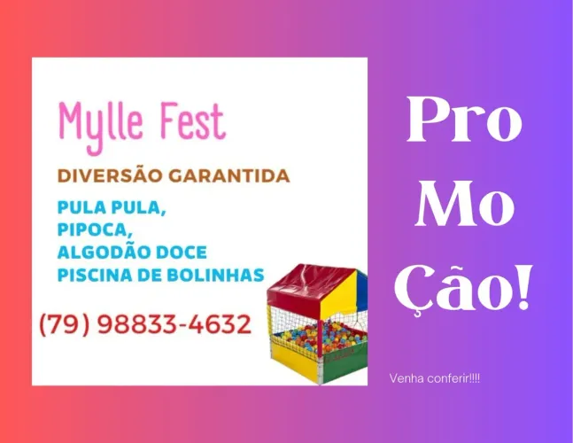 Pula pula, Cama elástica, Piscina de bolinhas, Pipoca, Algodão doce 
