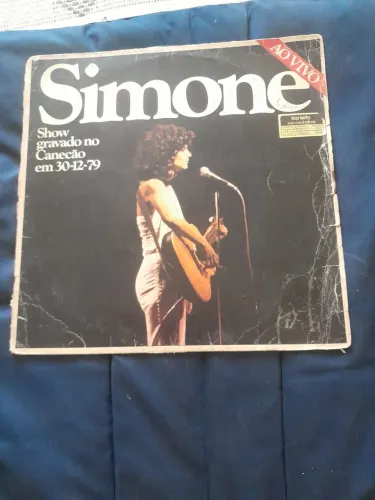 LP Simone Ao Vivo No Canecão (1980) - Vinil Original MPB