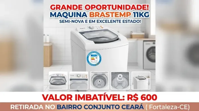 Máquina de lavar 11 kg