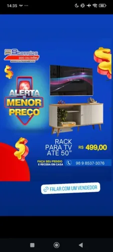 Super promoção de Rack até TV de 50 polegadas!!
