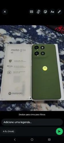 V/t moto g56 completo com nota fiscal 