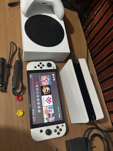 Nintendo Switch oled desbloqueado 128gb