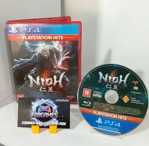 Jogo PS4 Nioh. Aqui na LOJA FABGAMES ( Loja física)