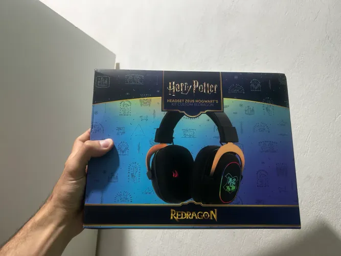 Headset Gamer Redragon Zeus RGB | Harry Potter, Hogwart's, Special Edition, HP-510