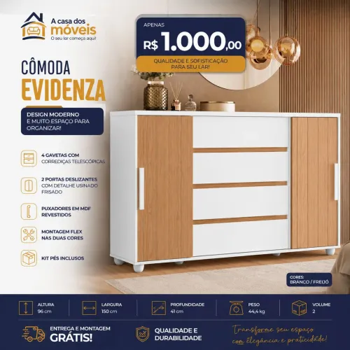 Cômoda Evidenza