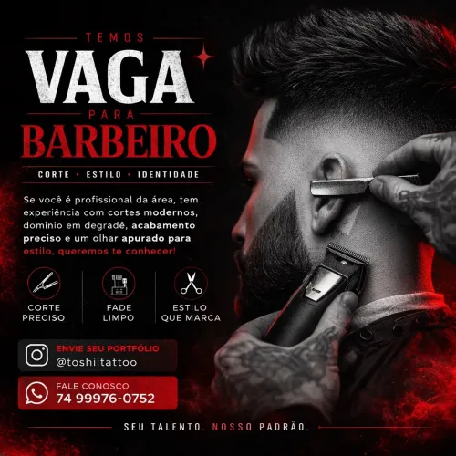 Vaga para BARBEIRO