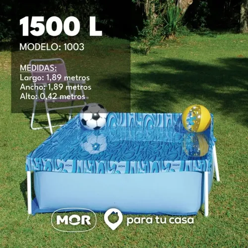 Piscina de 1500L ótima pras férias