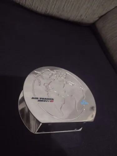 Porta caneta de metal da KLM e AIR France