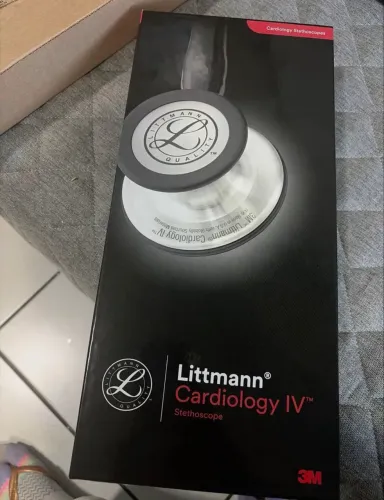 Estetoscópio Littmann Cardiology IV 6152 Preto Original Nunca Usado | Com Nota Fiscal