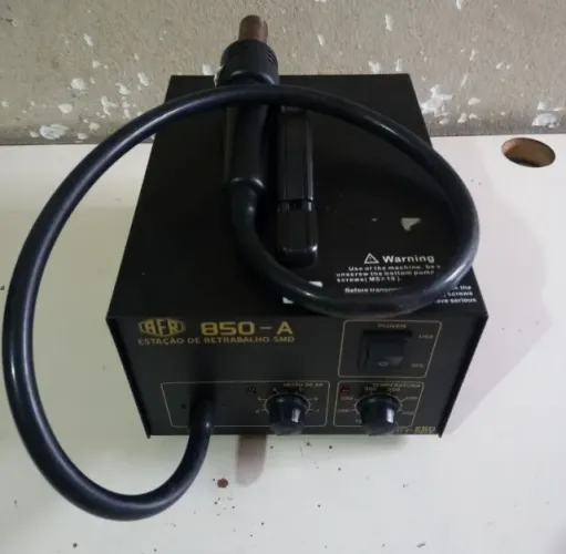 ESTAÇÃO SMD AFR 850-A DE 220V COM DEFEITO