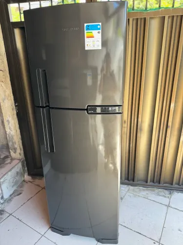 Geladeira DUPLEX Brastemp 375l grafite 