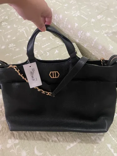 Bolsa Grande de Couro Arezzo (Nova)